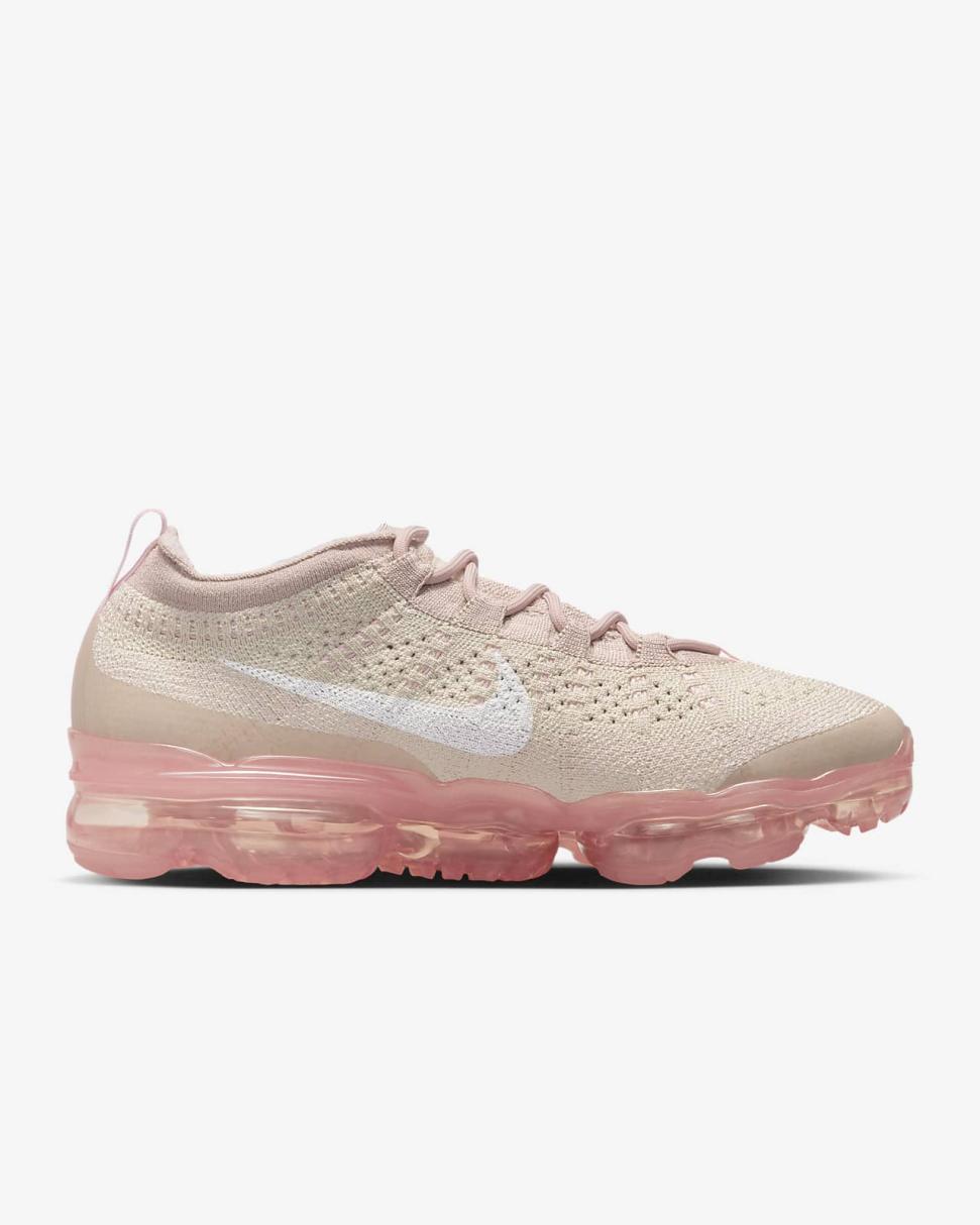 Nike Air VaporMax 2023 Flyknit Oatmeal/Pink Oxford/Sail/Pearl Pink | Womens Nike First Day Kicks