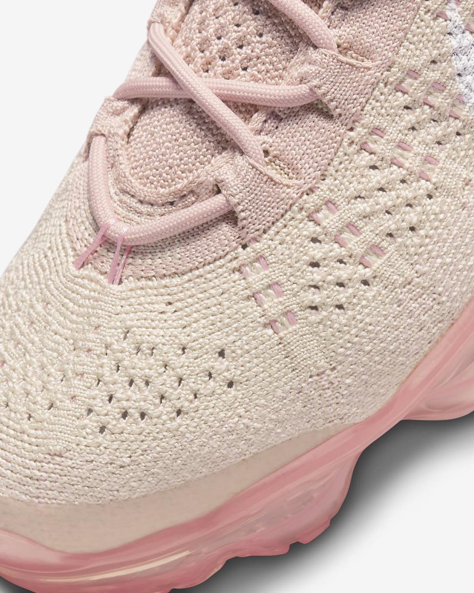 Nike Air VaporMax 2023 Flyknit Oatmeal/Pink Oxford/Sail/Pearl Pink | Womens Nike First Day Kicks