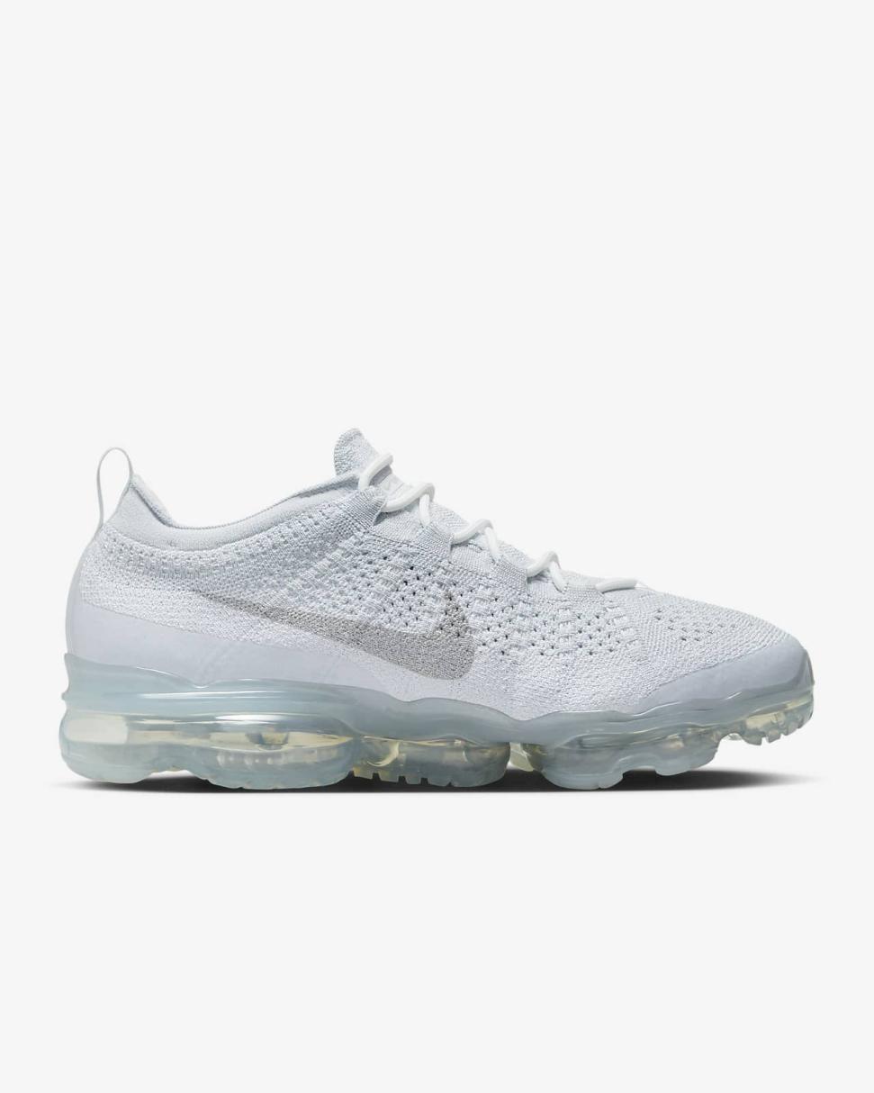 Nike Air VaporMax 2023 Flyknit Pure Platinum/Pure Platinum/Pure Platinum/White | Mens Nike Lifestyle