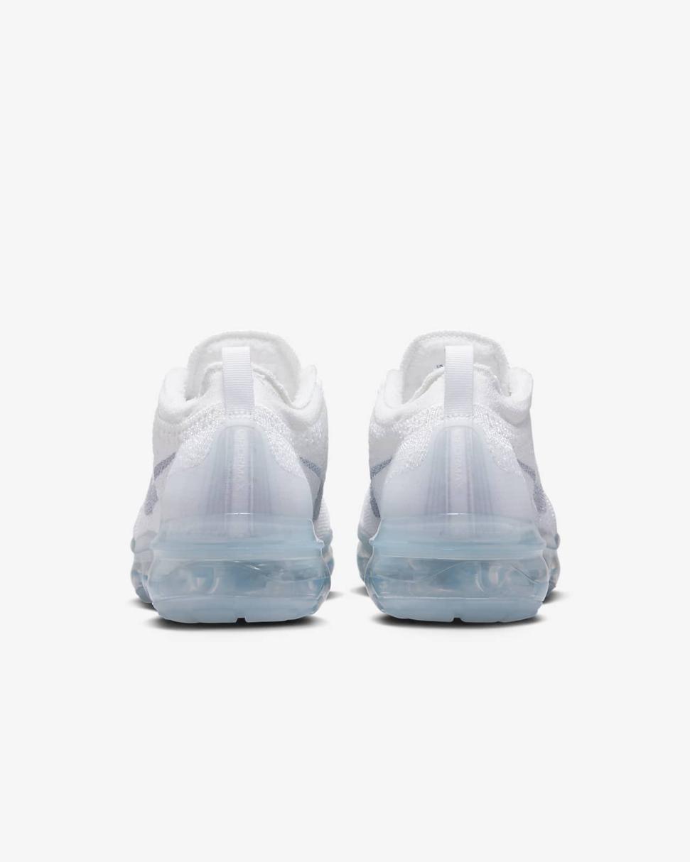 Nike Air VaporMax 2023 Flyknit White/Metallic Silver/Metallic Silver/Pure Platinum | Womens Nike First Day Kicks