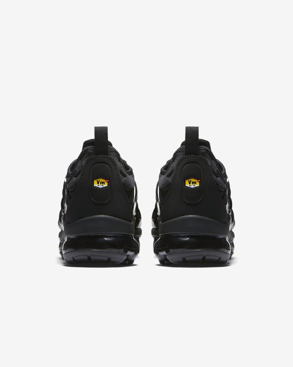 Nike Air VaporMax Plus Black/Black/Dark Grey | Mens Nike First Day Kicks