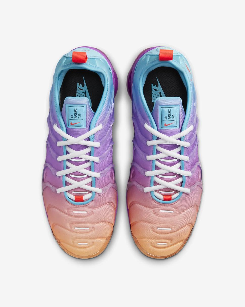 Nike Air VaporMax Plus Fuchsia Dream/Vivid Orange/Baltic Blue/Bright Crimson | Womens Nike Lifestyle