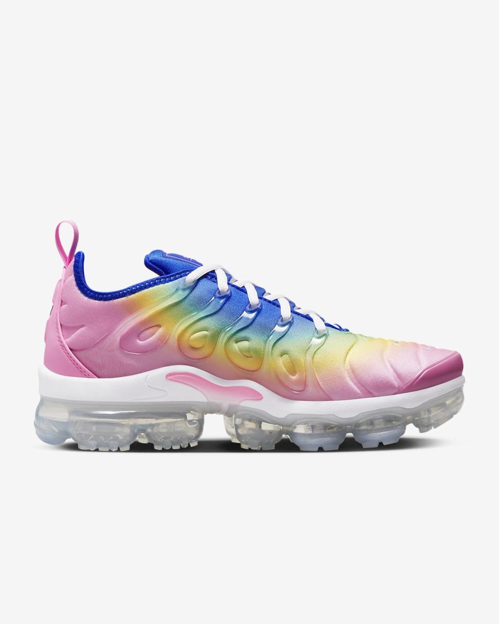 Nike Air VaporMax Plus Pink Spell/Spring Green/Racer Blue/Citron Pulse | Womens Nike Lifestyle