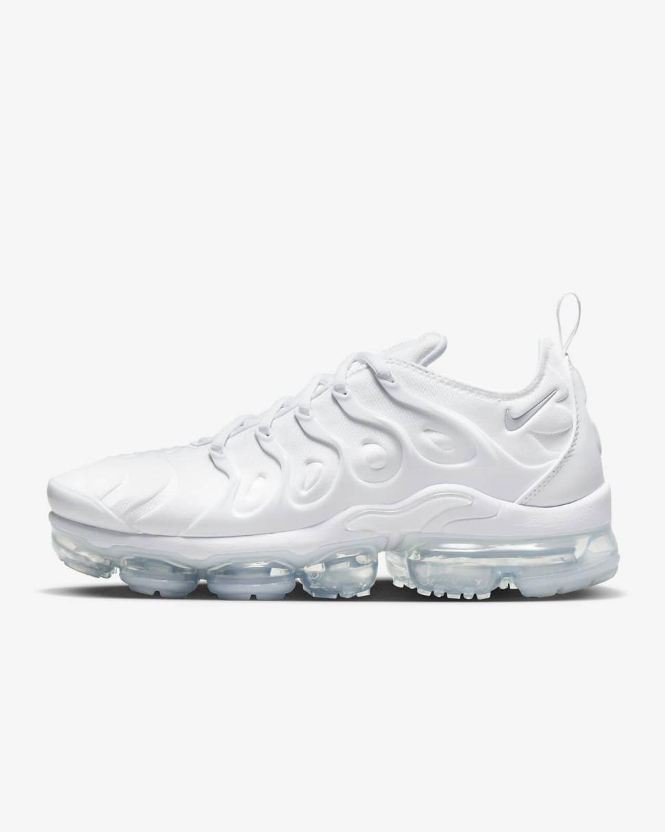 Nike Air VaporMax Plus White/Pure Platinum/White | Mens Nike First Day Kicks