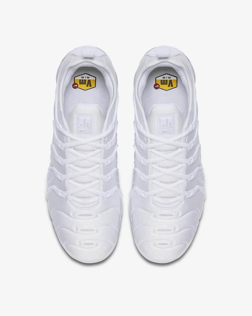 Nike Air VaporMax Plus White/Pure Platinum/White | Mens Nike First Day Kicks