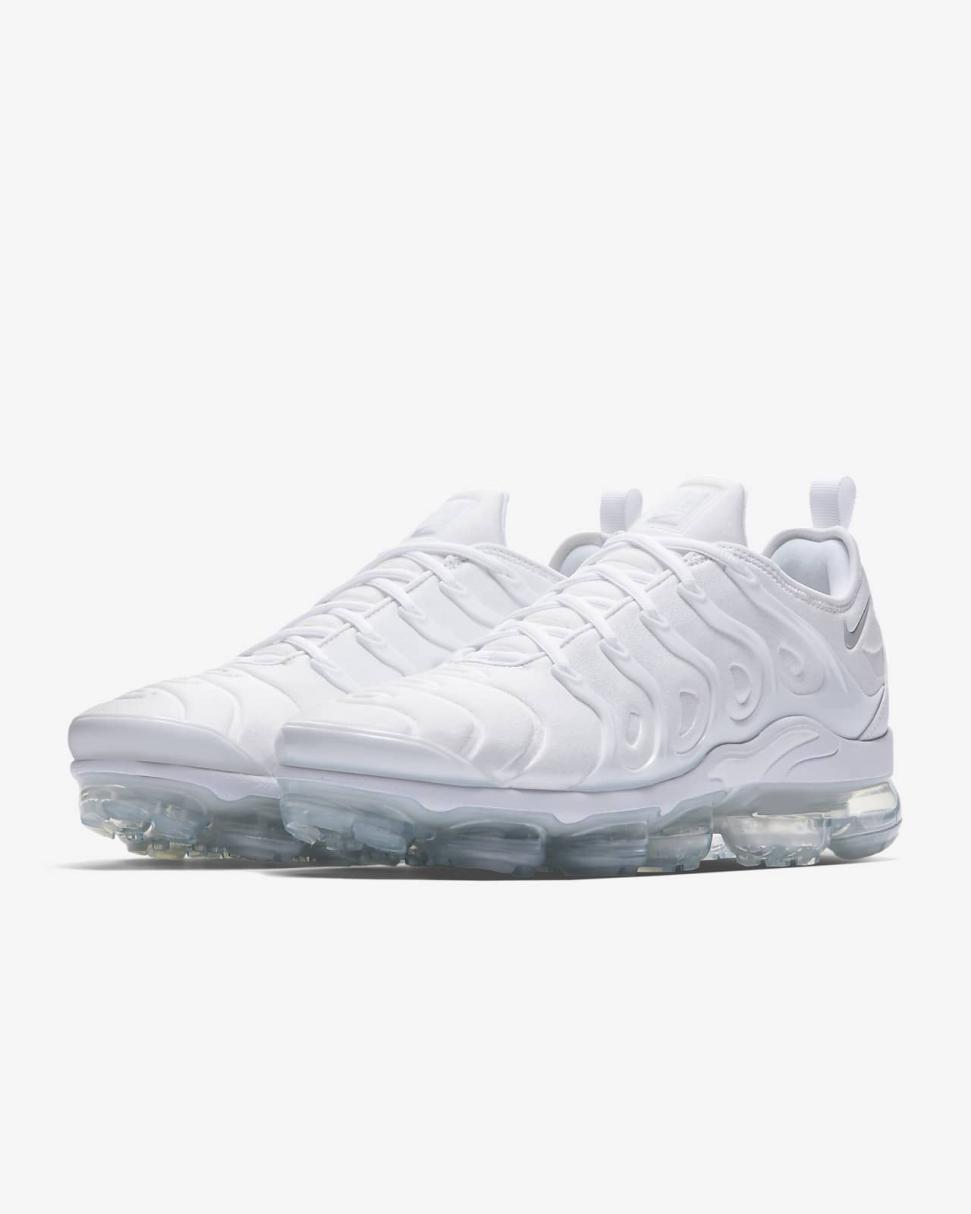 Nike Air VaporMax Plus White/Pure Platinum/White | Mens Nike First Day Kicks