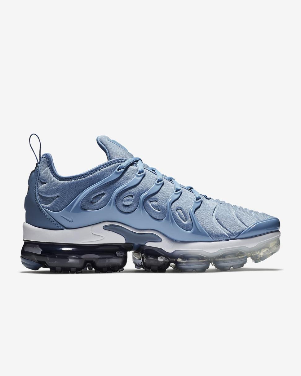 Nike Air VaporMax Plus Work Blue/Diffused Blue/White/Cool Grey | Mens Nike First Day Kicks