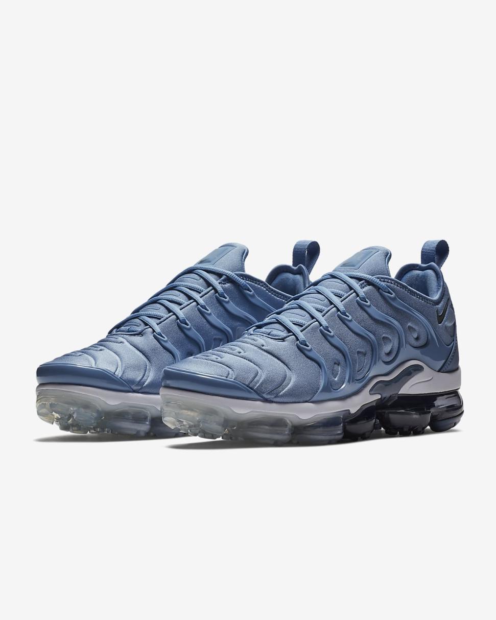 Nike Air VaporMax Plus Work Blue/Diffused Blue/White/Cool Grey | Mens Nike First Day Kicks