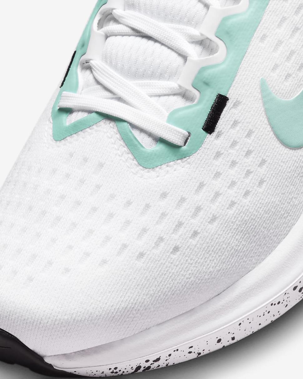 Nike Air Winflo 10 White/Black/Emerald Rise | Womens Nike Running