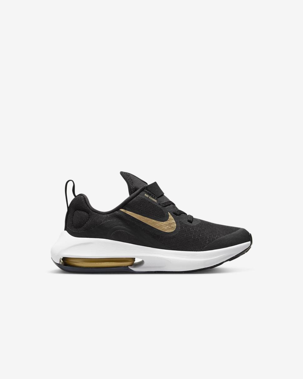Nike Air Zoom Arcadia 2 Black/Wolf Grey/White/Metallic Gold | Kids Nike First Day Kicks
