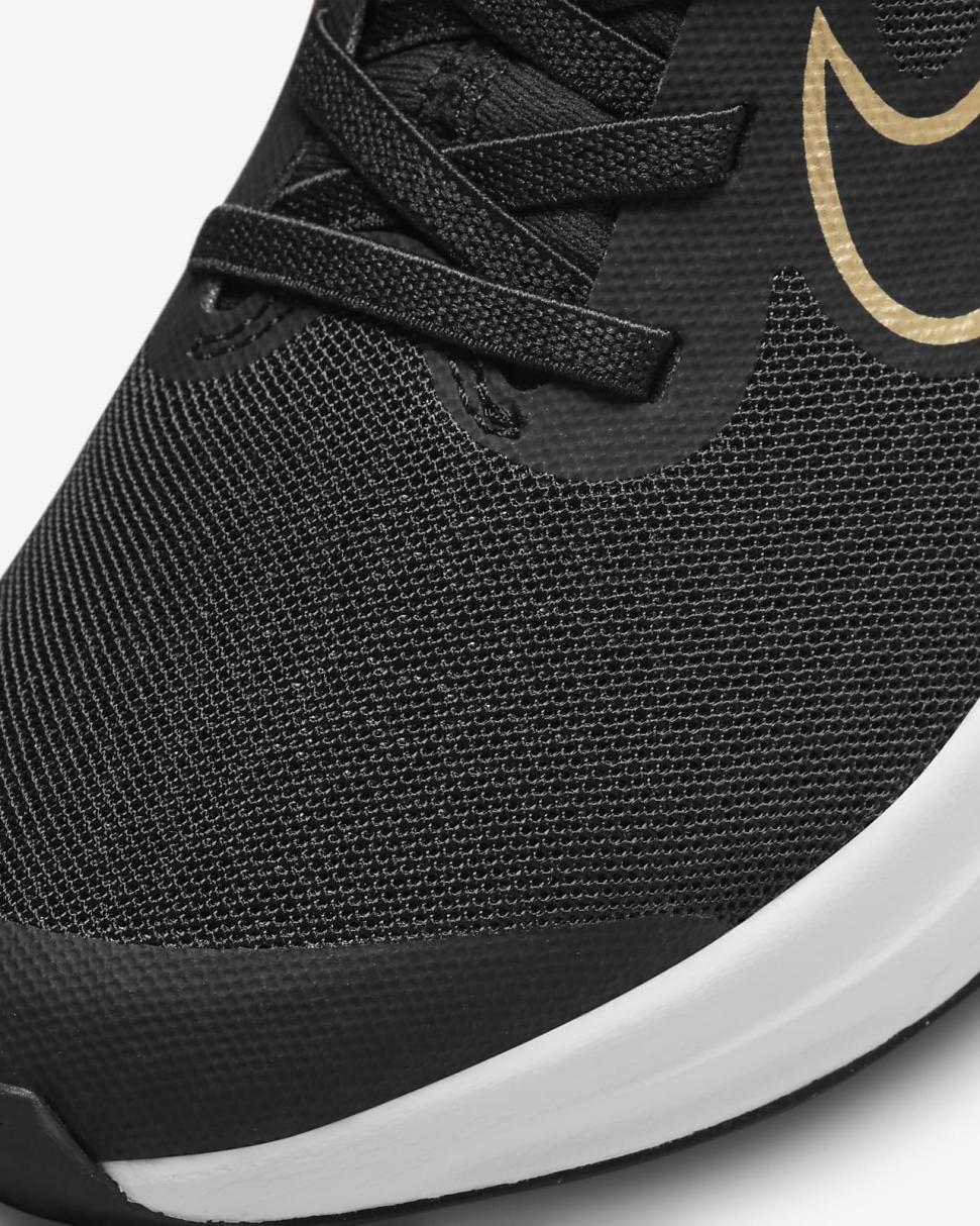 Nike Air Zoom Arcadia 2 Black/Wolf Grey/White/Metallic Gold | Kids Nike First Day Kicks