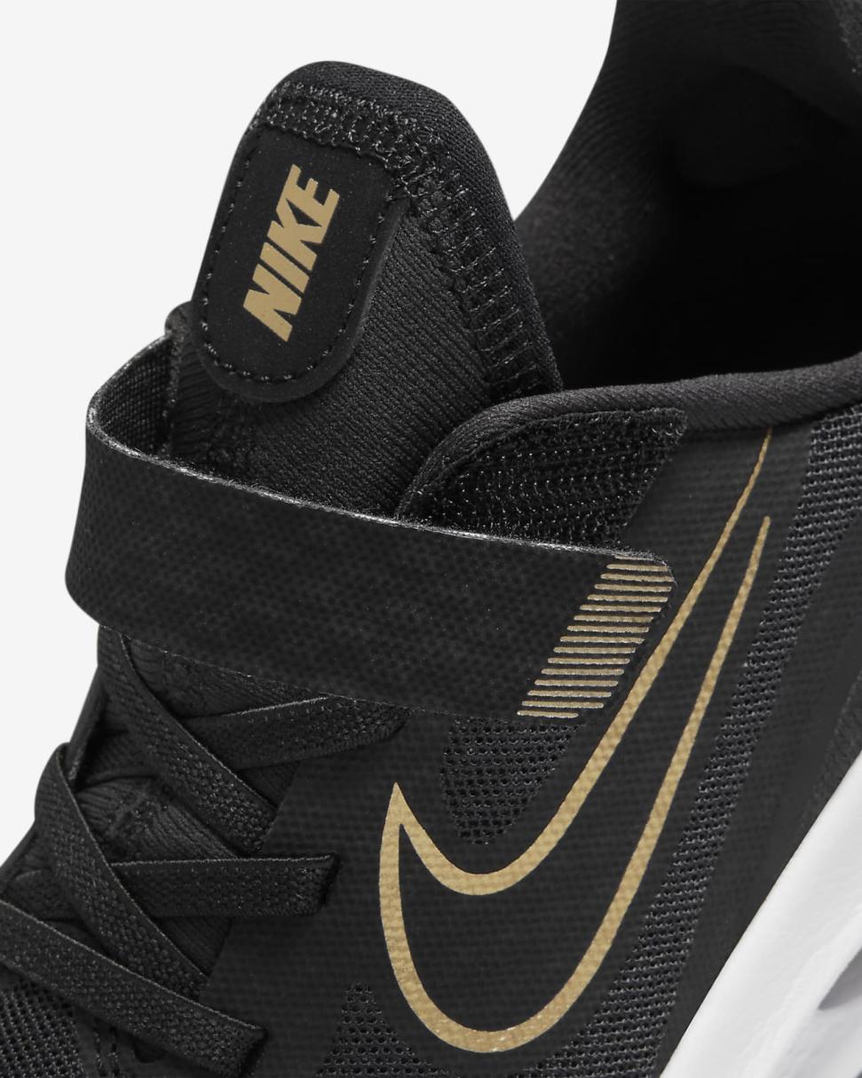 Nike Air Zoom Arcadia 2 Black/Wolf Grey/White/Metallic Gold | Kids Nike First Day Kicks