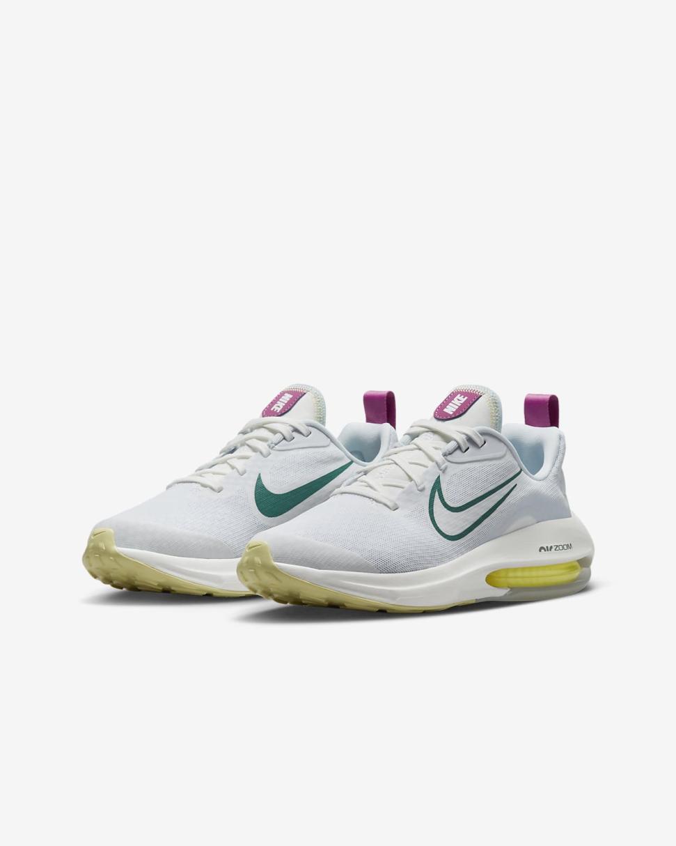 Nike Air Zoom Arcadia 2 White/Cosmic Fuchsia/Football Grey/Mineral Teal | Kids Nike First Day Kicks