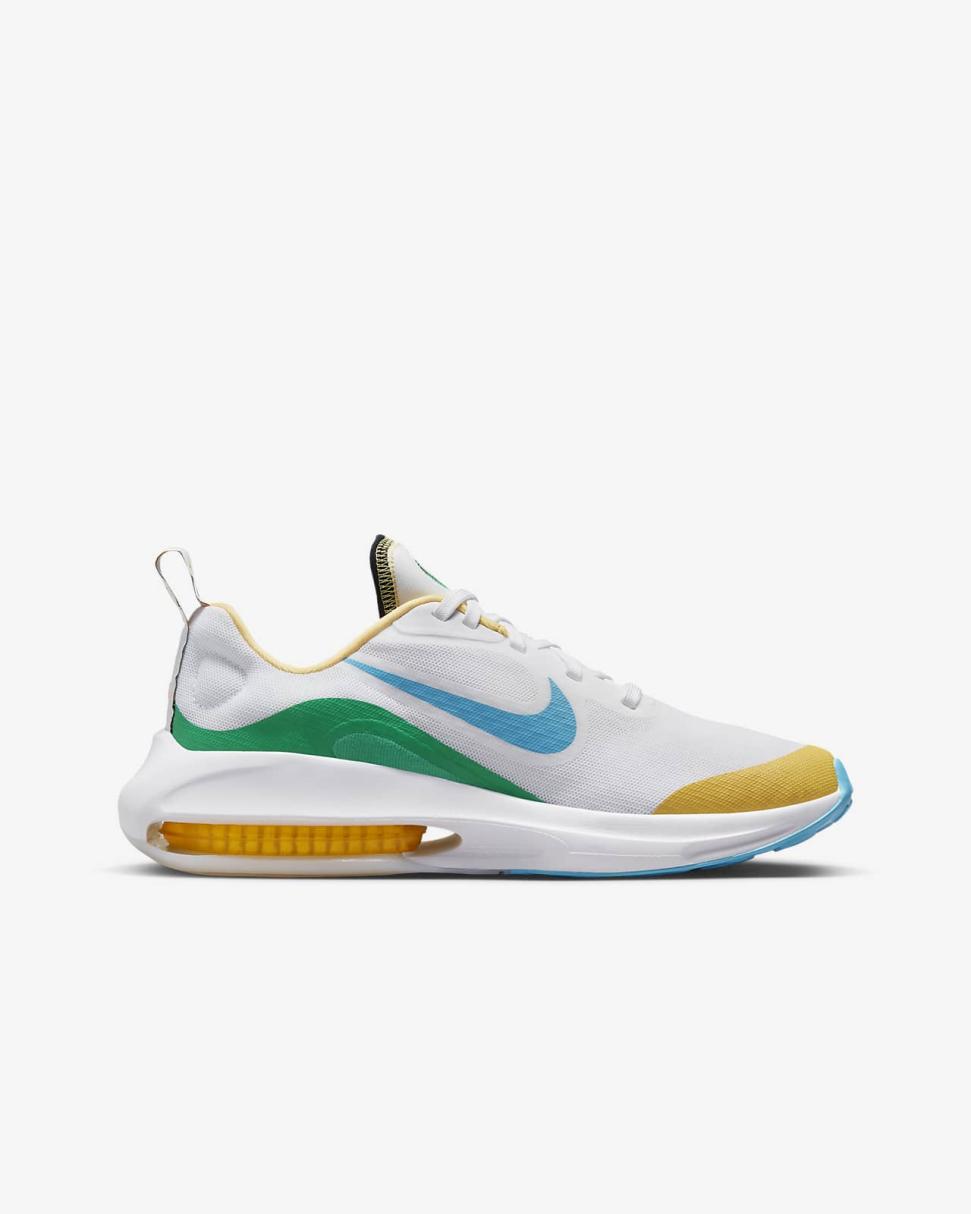 Nike Air Zoom Arcadia 2 White/White/Stadium Green/Baltic Blue | Kids Nike Running