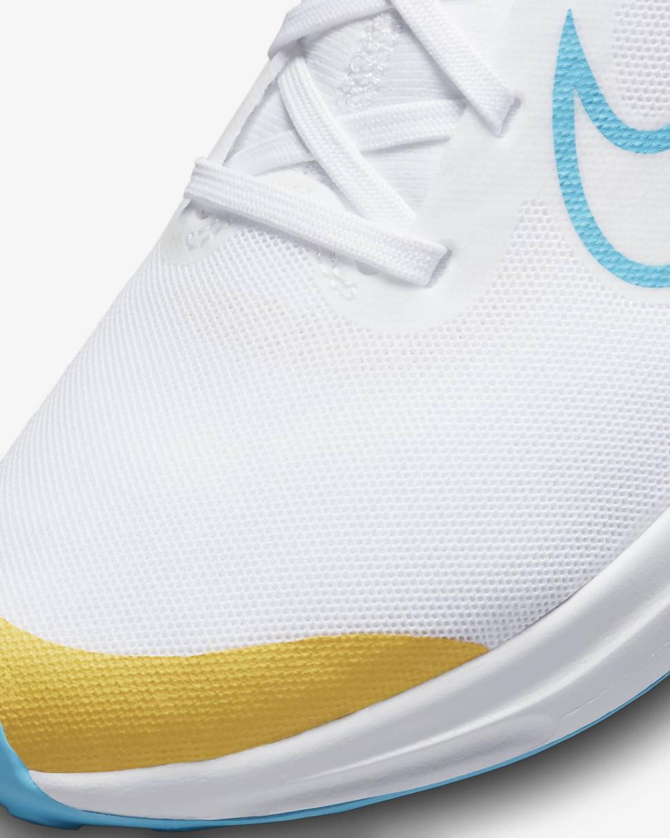 Nike Air Zoom Arcadia 2 White/White/Stadium Green/Baltic Blue | Kids Nike Running