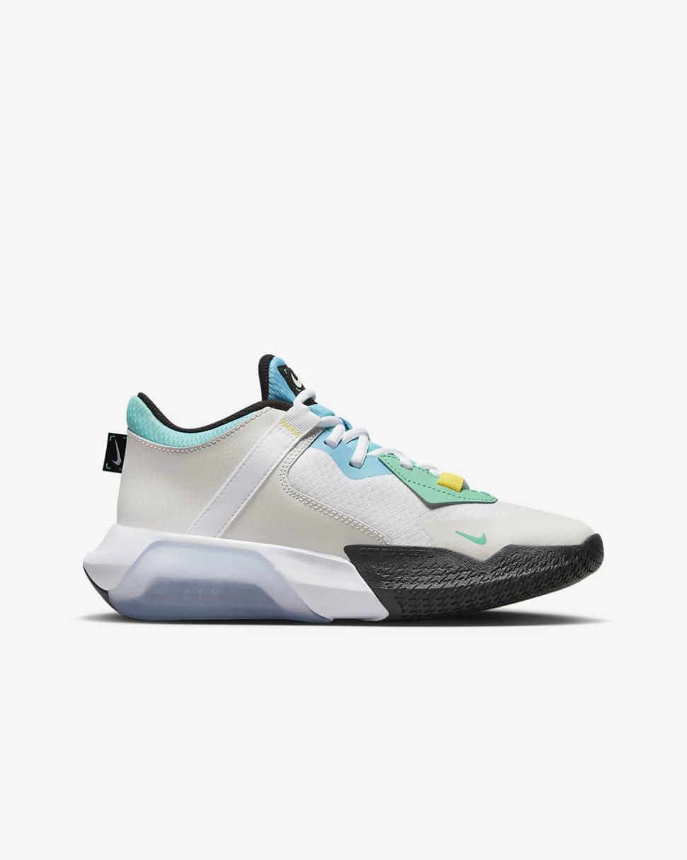 Nike Air Zoom Crossover White/White/Phantom/Black | Kids Nike Basketball