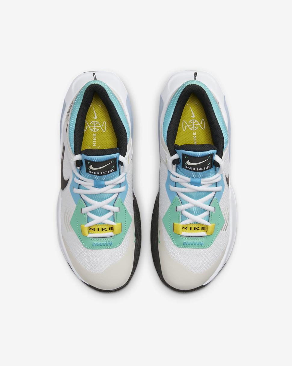 Nike Air Zoom Crossover White/White/Phantom/Black | Kids Nike Basketball