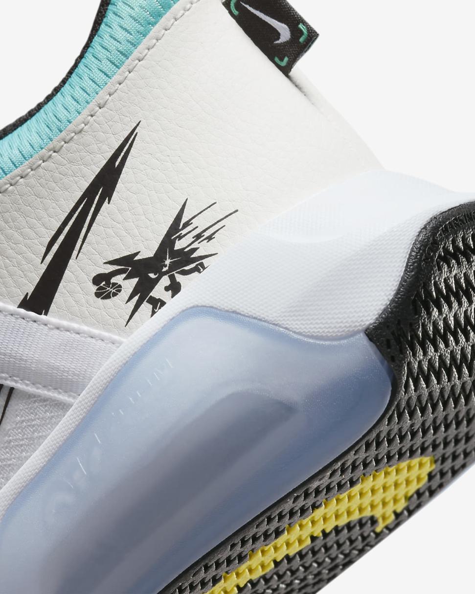 Nike Air Zoom Crossover White/White/Phantom/Black | Kids Nike Basketball