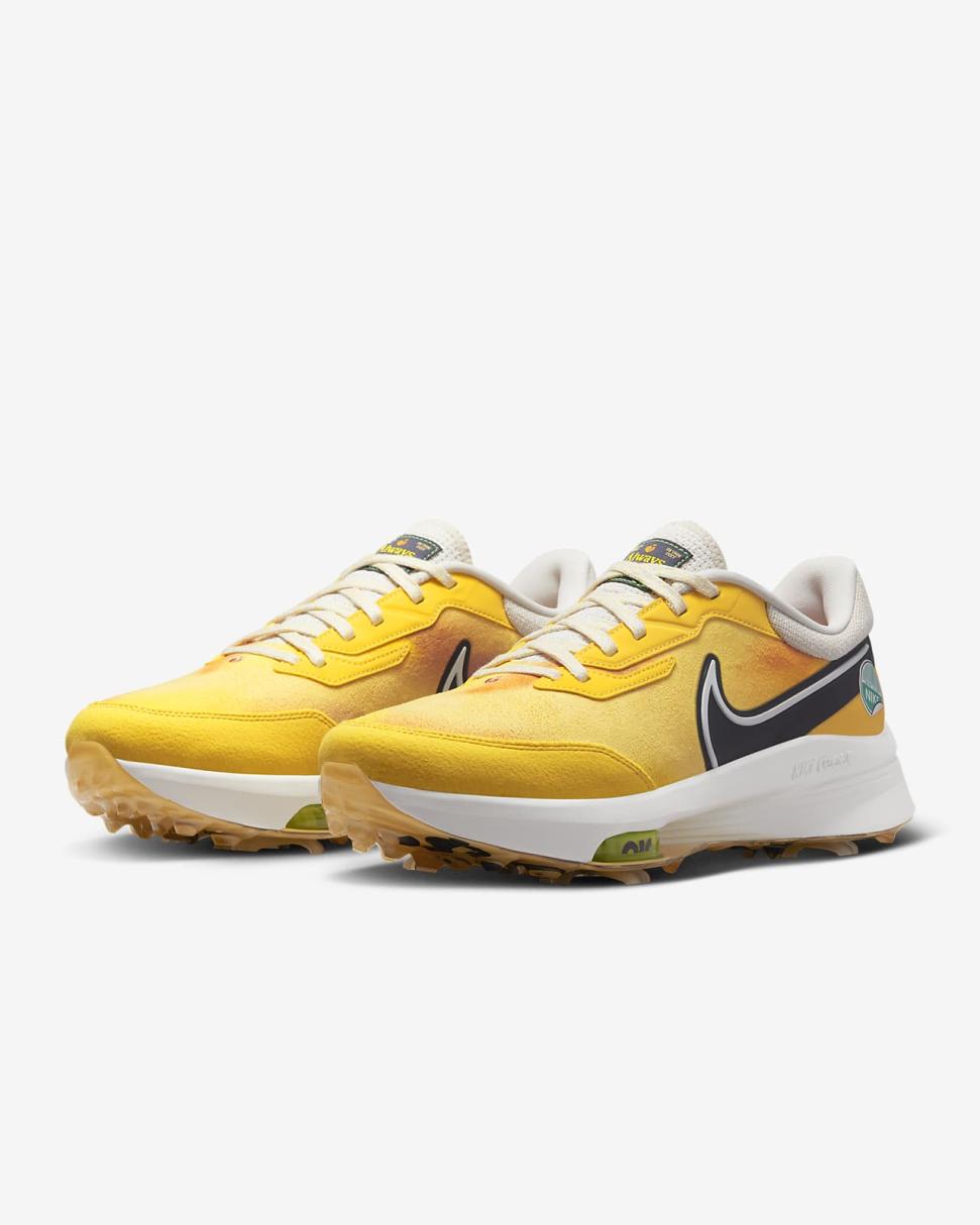 Nike Air Zoom Infinity Tour NEXT% NRG Topaz Gold/Phantom/Sea Coral/Gridiron | Mens Nike Golf