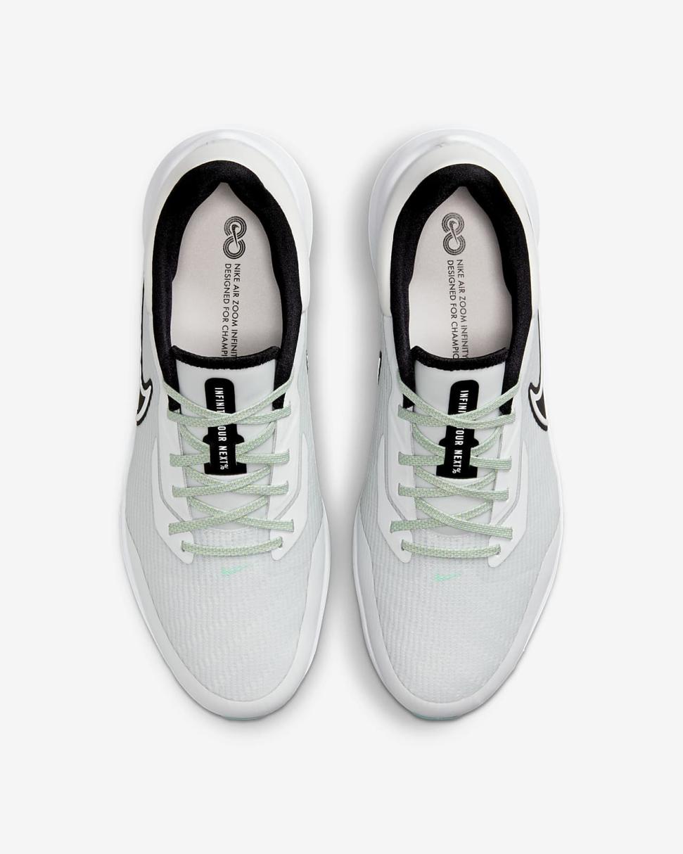 Nike Air Zoom Infinity Tour NEXT% Photon Dust/Volt/Emerald Rise/Black | Mens Nike Golf
