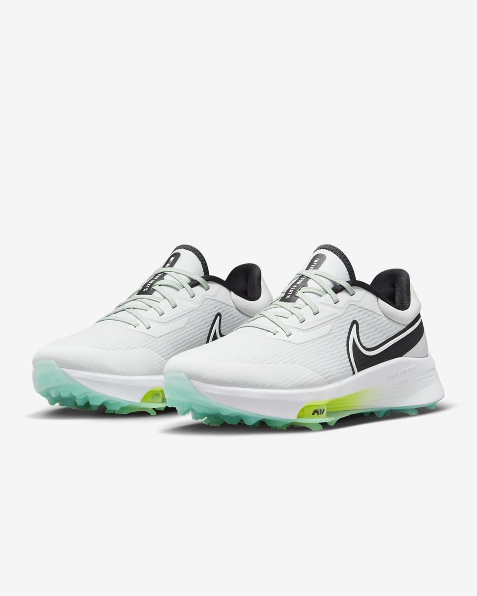 Nike Air Zoom Infinity Tour NEXT% Photon Dust/Volt/Emerald Rise/Black | Mens Nike Golf