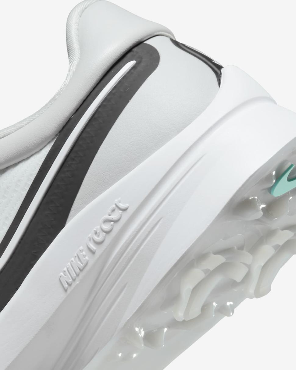 Nike Air Zoom Infinity Tour NEXT% White/Grey Fog/Dynamic Turquoise/Black | Mens Nike Golf