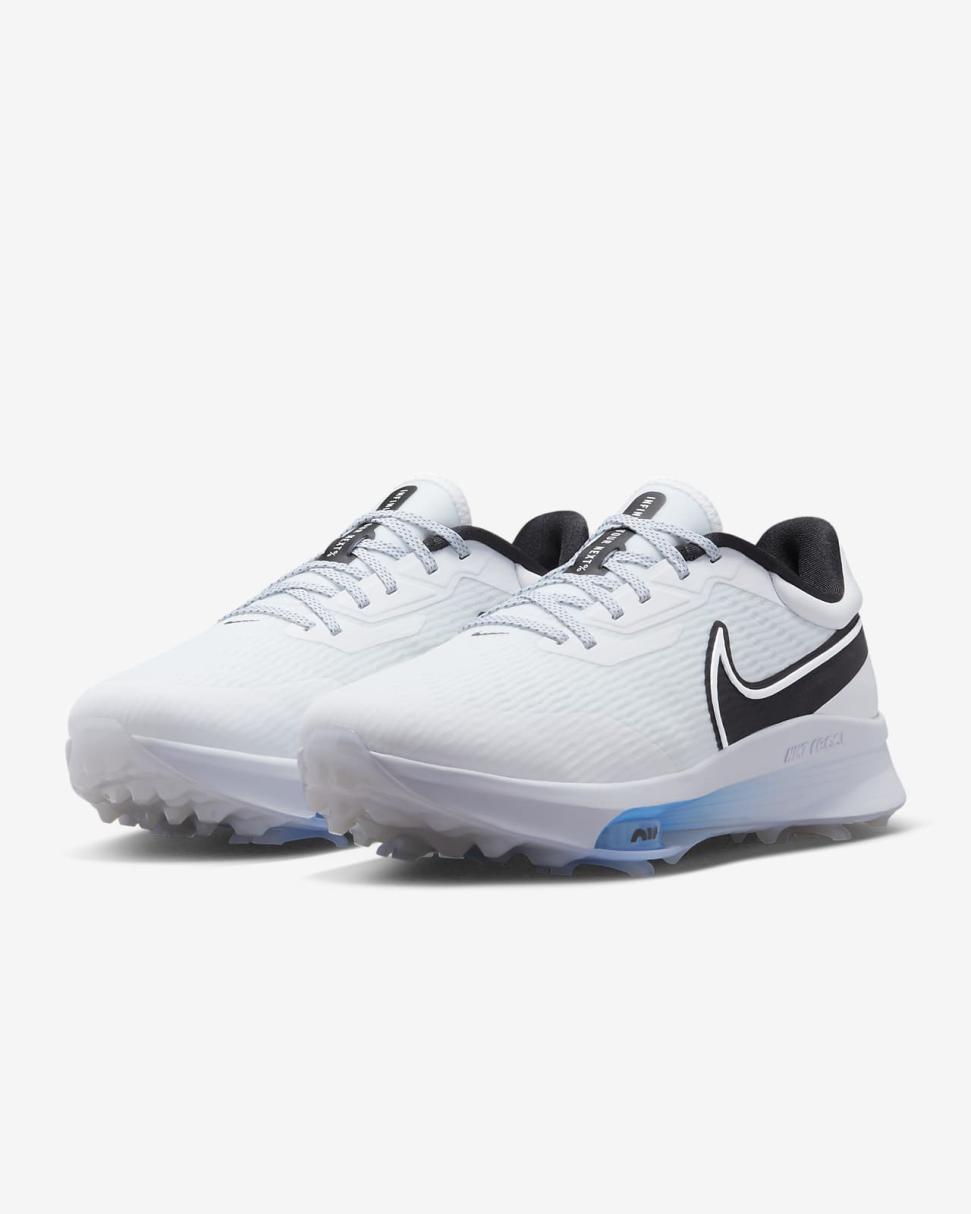 Nike Air Zoom Infinity Tour NEXT% White/Photo Blue/Black | Mens Nike Golf