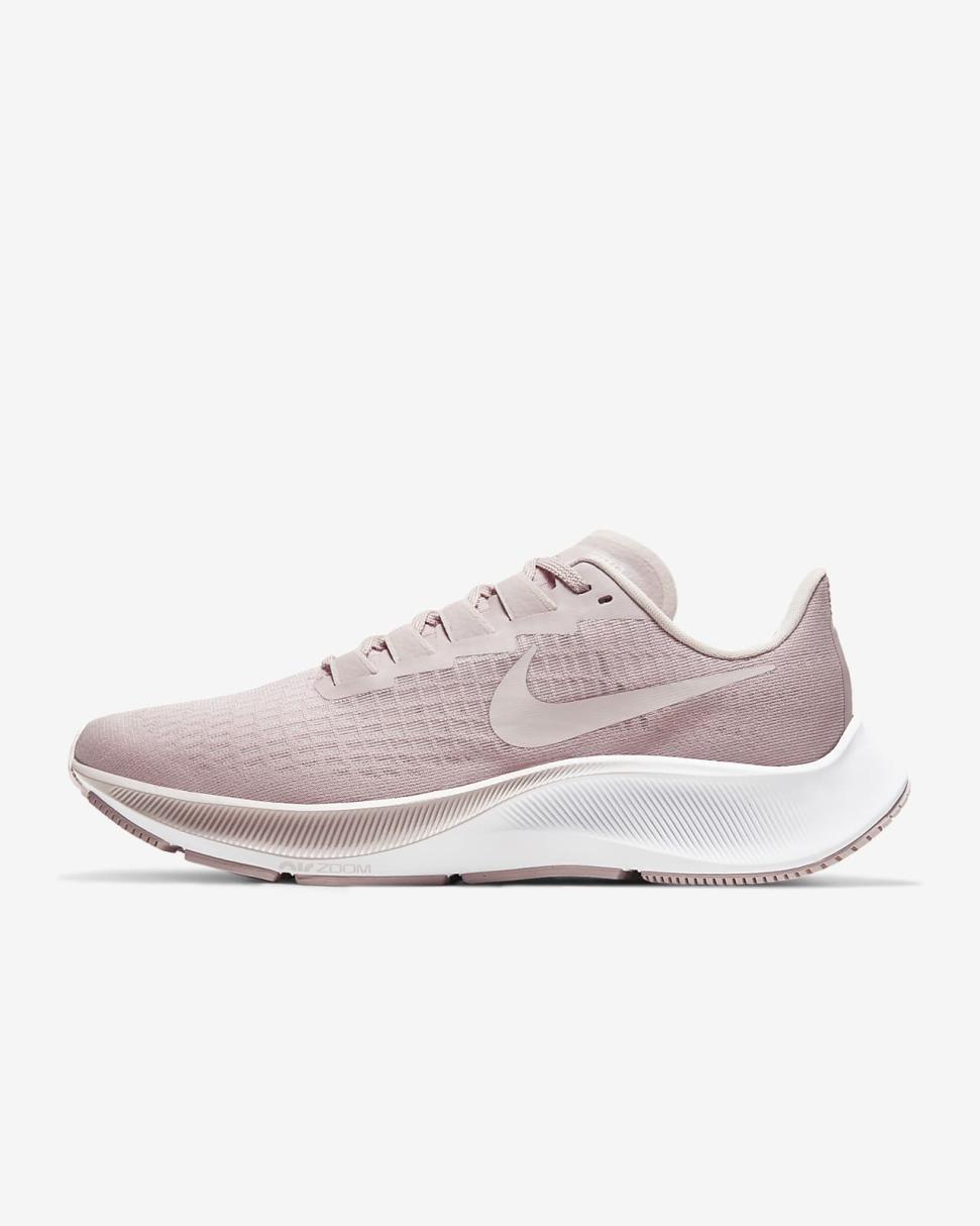 Nike Air Zoom Pegasus 37 Champagne/White/Barely Rose | Womens Nike Cross Country