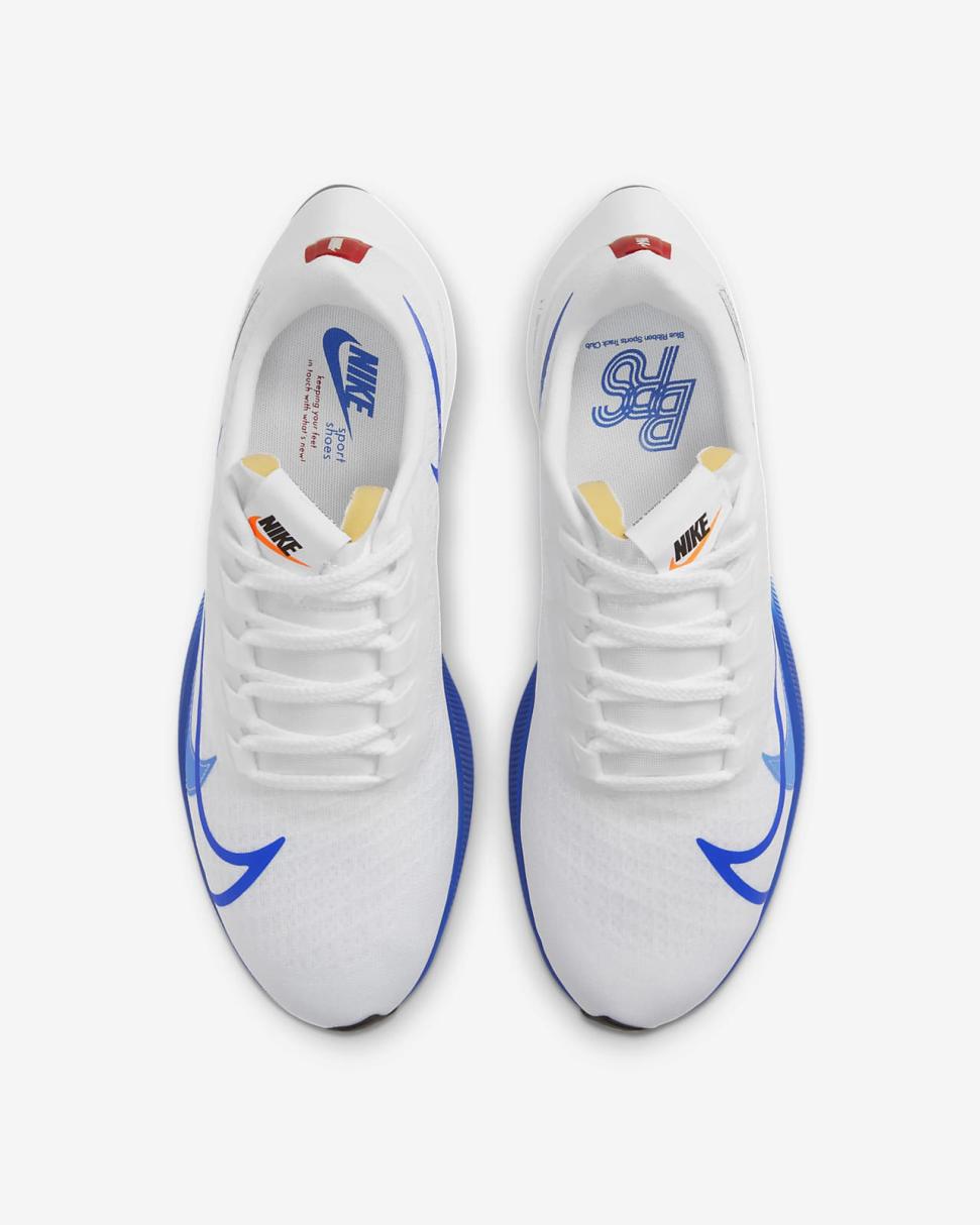 Nike Air Zoom Pegasus 37 Premium White/Gym Red/Sail/Game Royal | Mens Nike Running