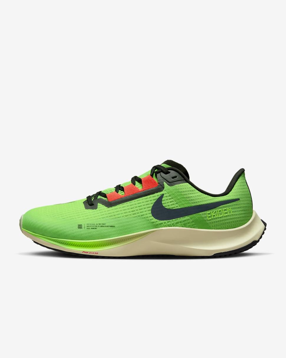 Nike Air Zoom Rival Fly 3 Scream Green/Black/Coconut Milk/Bright Crimson | Mens Nike Running