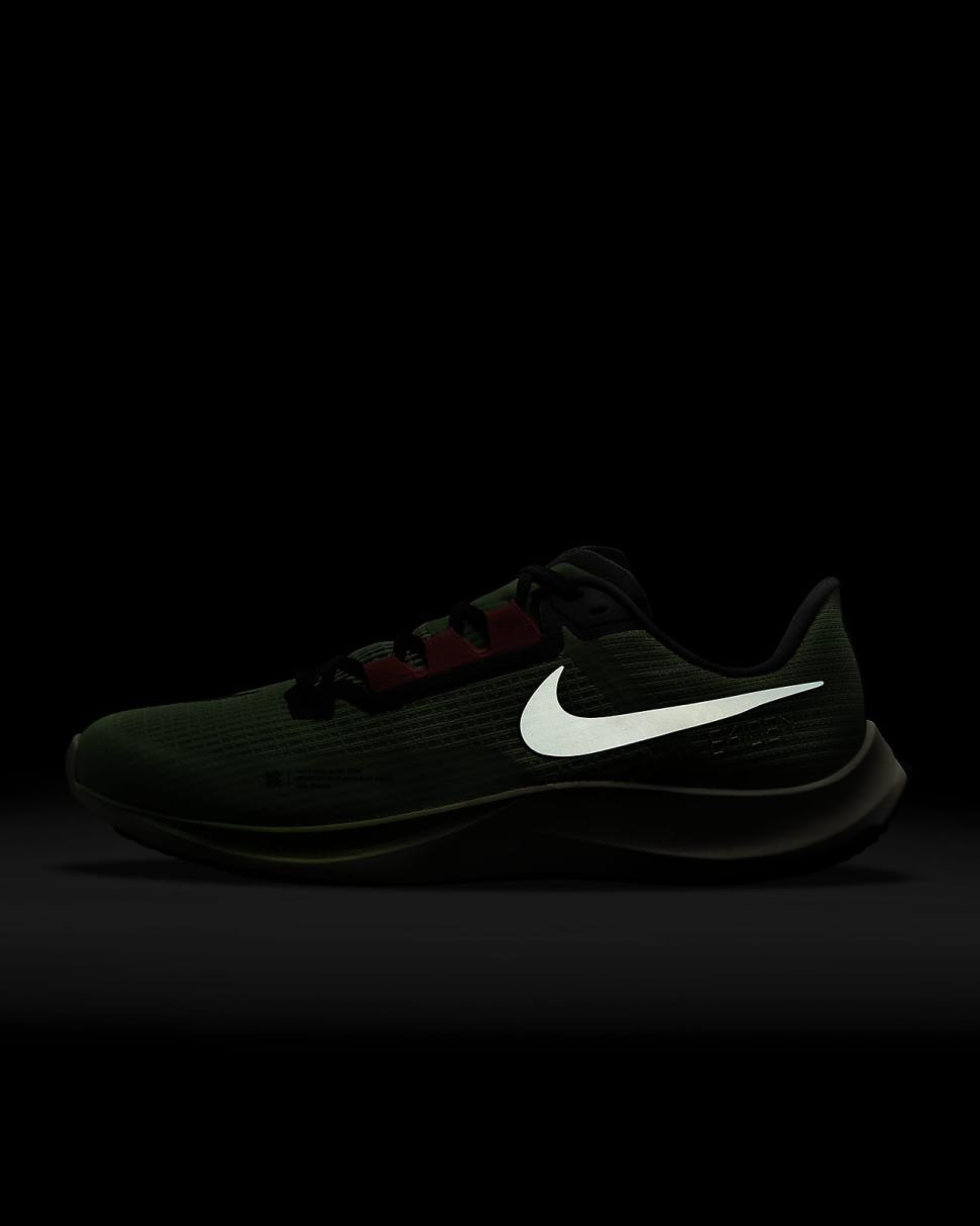 Nike Air Zoom Rival Fly 3 Scream Green/Black/Coconut Milk/Bright Crimson | Mens Nike Running
