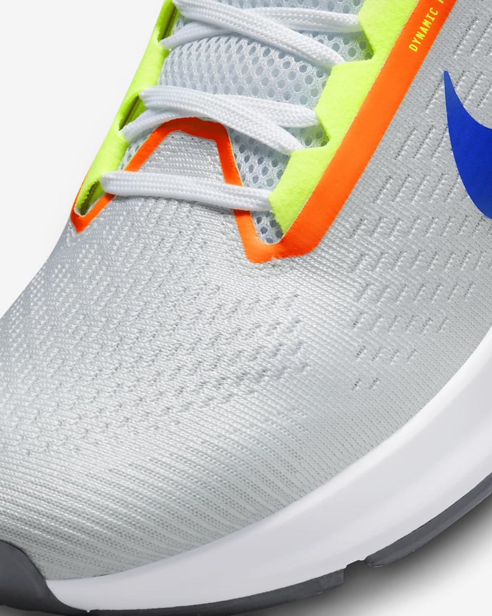 Nike Air Zoom Structure 24 Pure Platinum/Bright Crimson/White/Racer Blue | Mens Nike Running