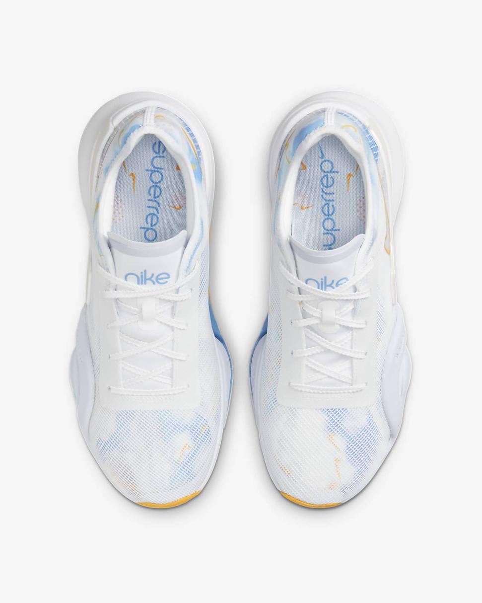 Nike Air Zoom SuperRep 3 AMP White/Football Grey/University Blue/University Gold | Womens Nike Training & Gym