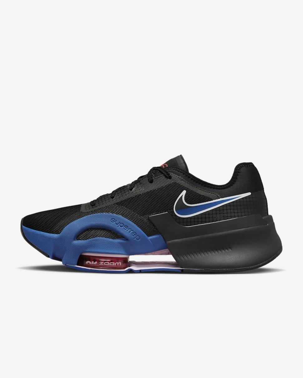 Nike Air Zoom SuperRep 3 Black/Old Royal/University Red/White | Mens Nike Training & Gym