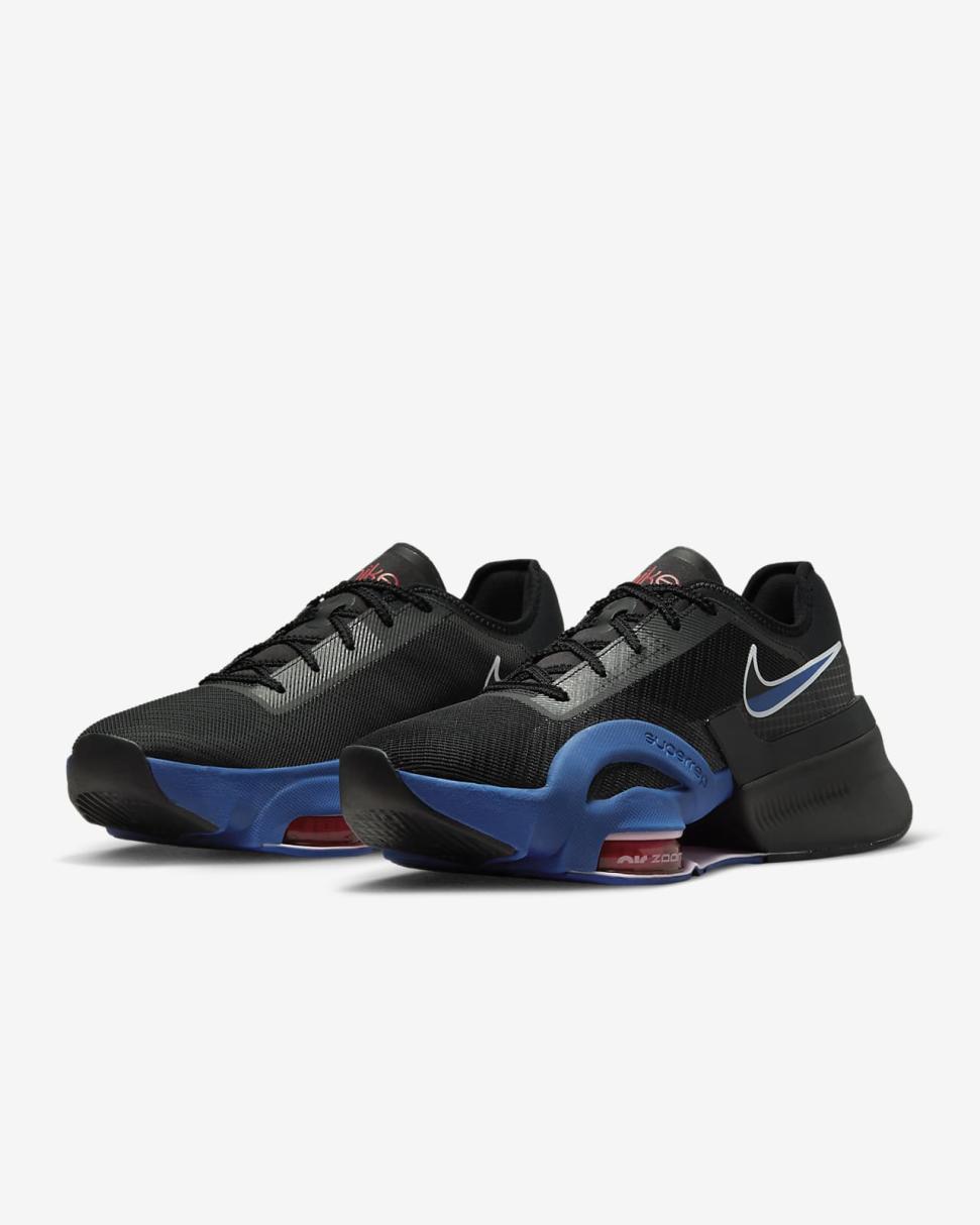 Nike Air Zoom SuperRep 3 Black/Old Royal/University Red/White | Mens Nike Training & Gym