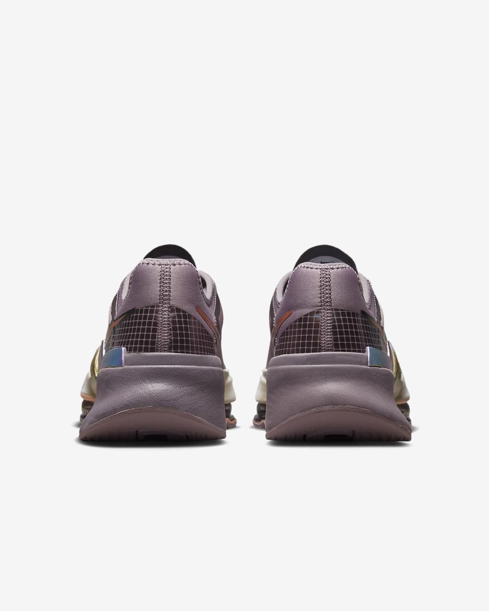 Nike Air Zoom SuperRep 3 Premium Purple Smoke/Dark Smoke Grey/Metallic Gold/Metallic Copper | Womens Nike Training & Gym