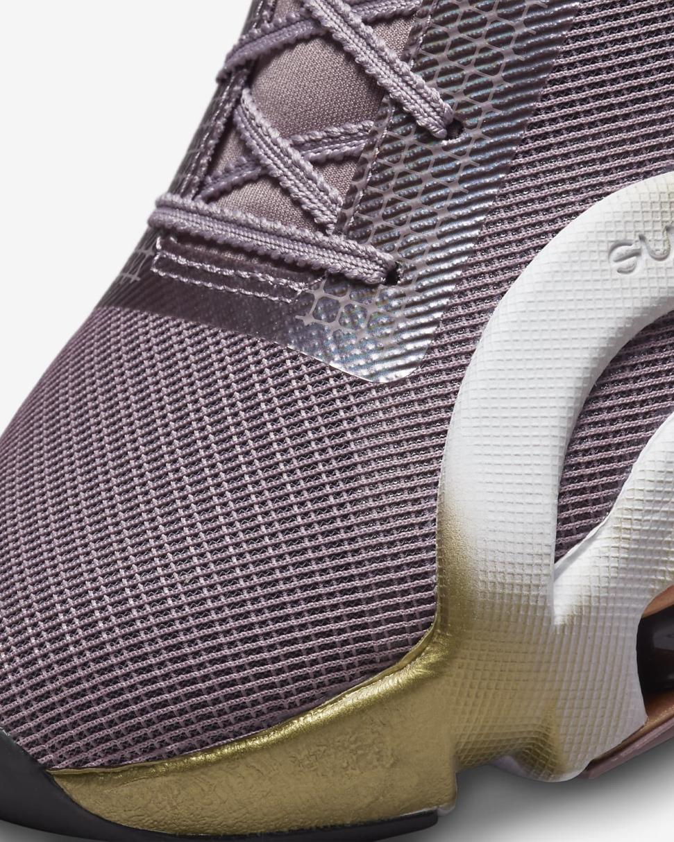 Nike Air Zoom SuperRep 3 Premium Purple Smoke/Dark Smoke Grey/Metallic Gold/Metallic Copper | Womens Nike Training & Gym
