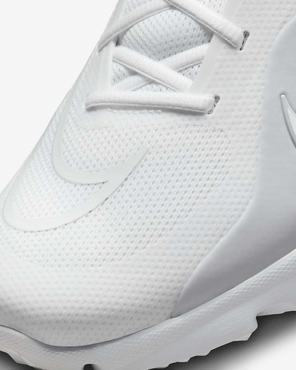 Nike Alpha Huarache 8 Pro Turf White/Pure Platinum/Wolf Grey/White | Womens Nike Shoes $100 & Under