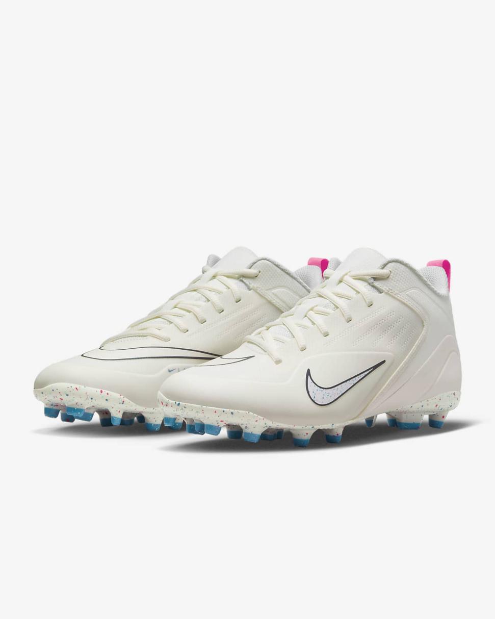 Nike Alpha Huarache 8 Varsity Sail/Hyper Pink/Laser Blue/White | Womens Nike Shoes $100 & Under