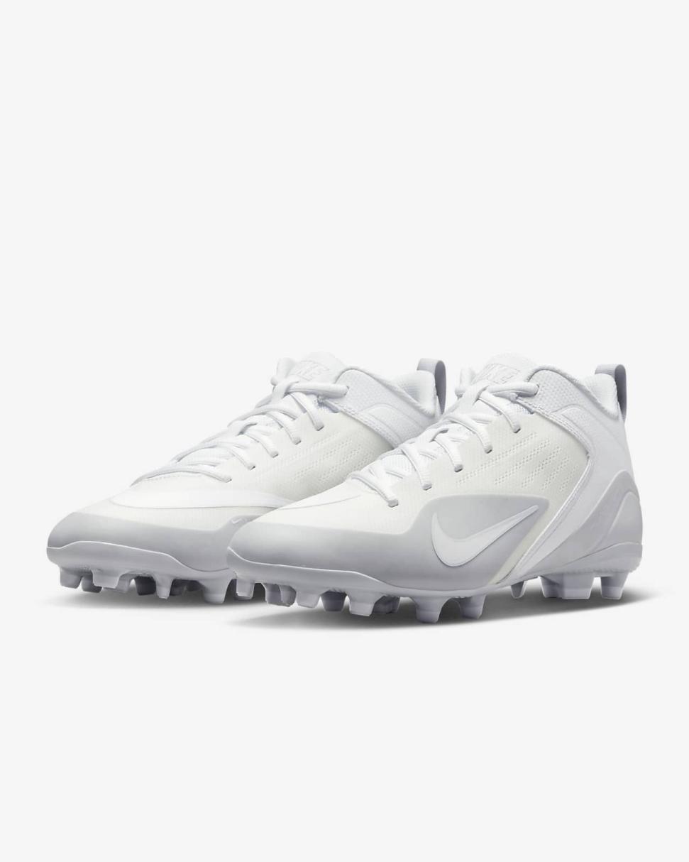 Nike Alpha Huarache 8 Varsity White/Pure Platinum/Wolf Grey/White | Womens Nike Shoes $100 & Under