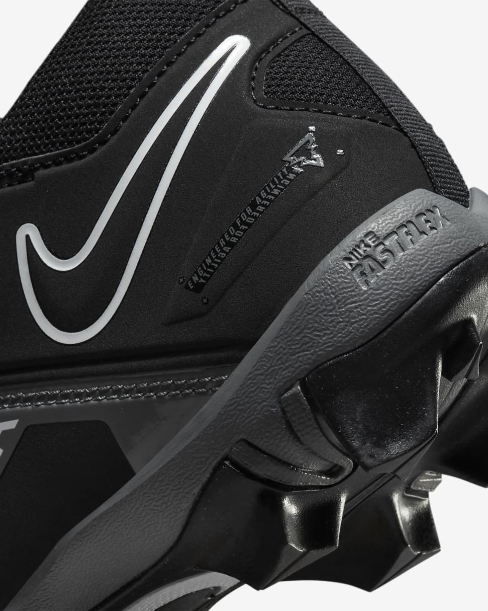 Nike Alpha Menace 3 Shark Black/Iron Grey/White | Kids Nike Shoes $70 & Under