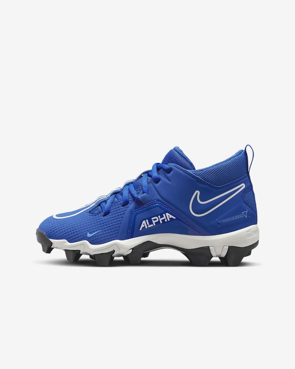 Nike Alpha Menace 3 Shark Game Royal/University Blue/Summit White/White | Kids Nike Shoes $70 & Under