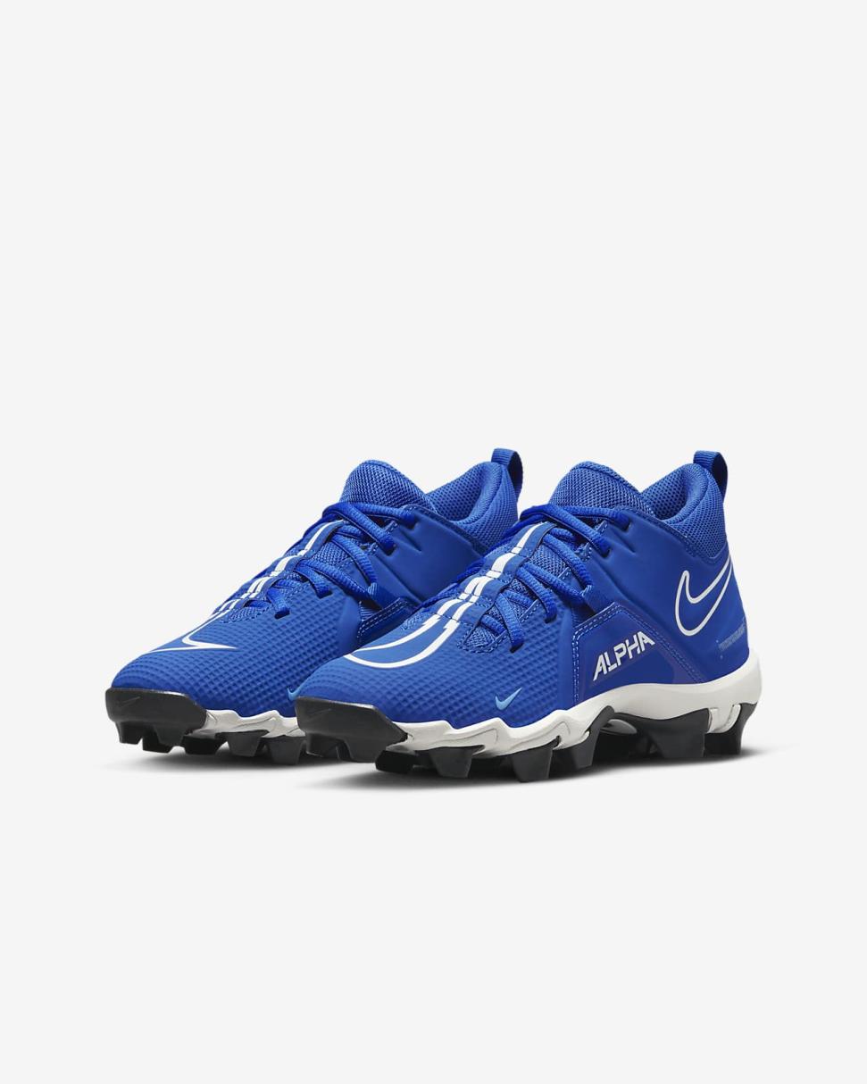 Nike Alpha Menace 3 Shark Game Royal/University Blue/Summit White/White | Kids Nike Shoes $70 & Under