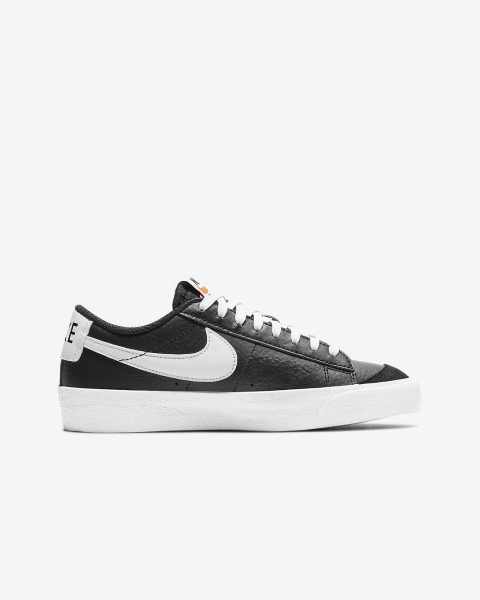 Nike Blazer Low '77 Black/Black/Black/White | Kids Nike First Day Kicks