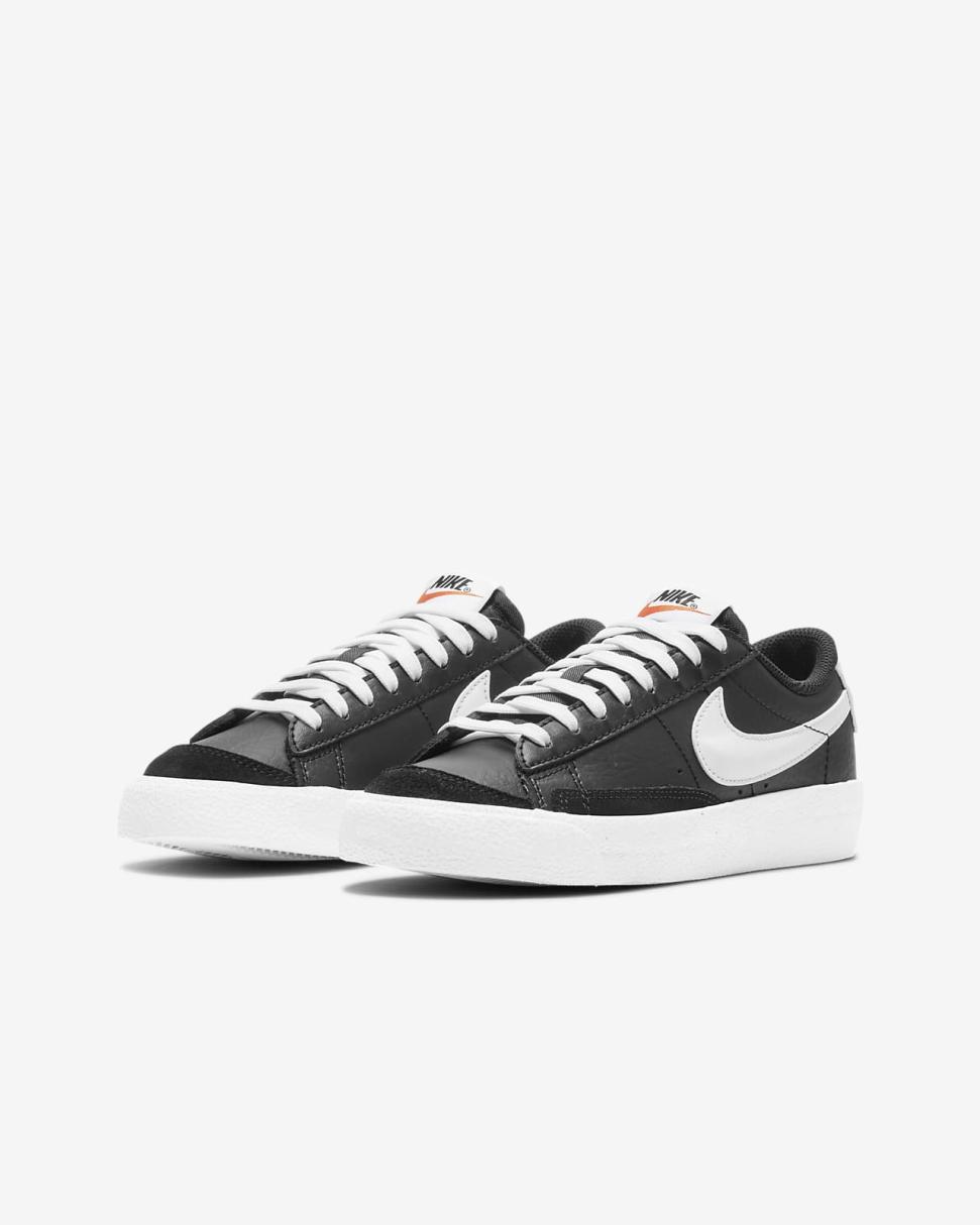 Nike Blazer Low '77 Black/Black/Black/White | Kids Nike First Day Kicks