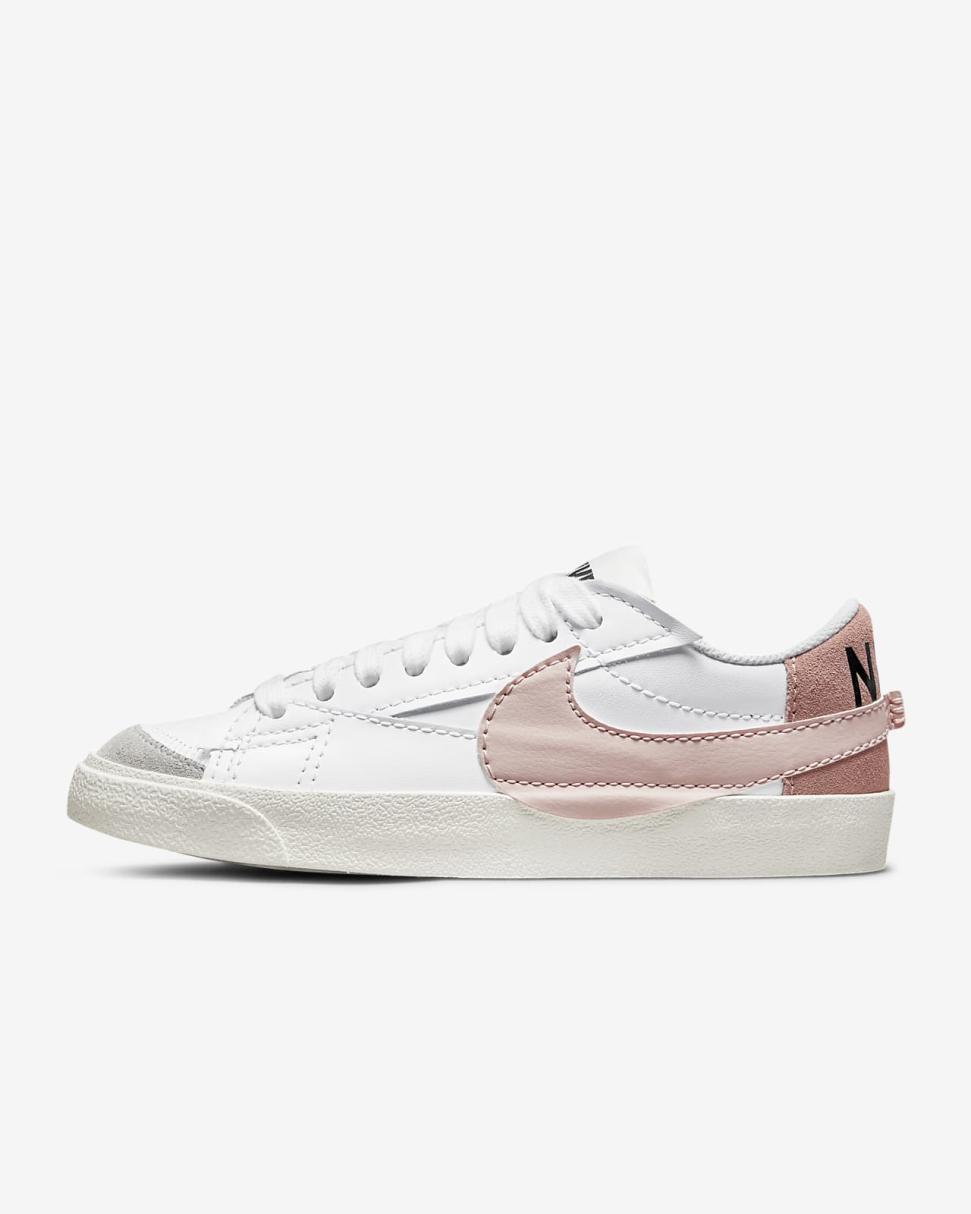 Nike Blazer Low '77 Jumbo White/Rose Whisper/White/Pink Oxford | Womens Nike Lifestyle
