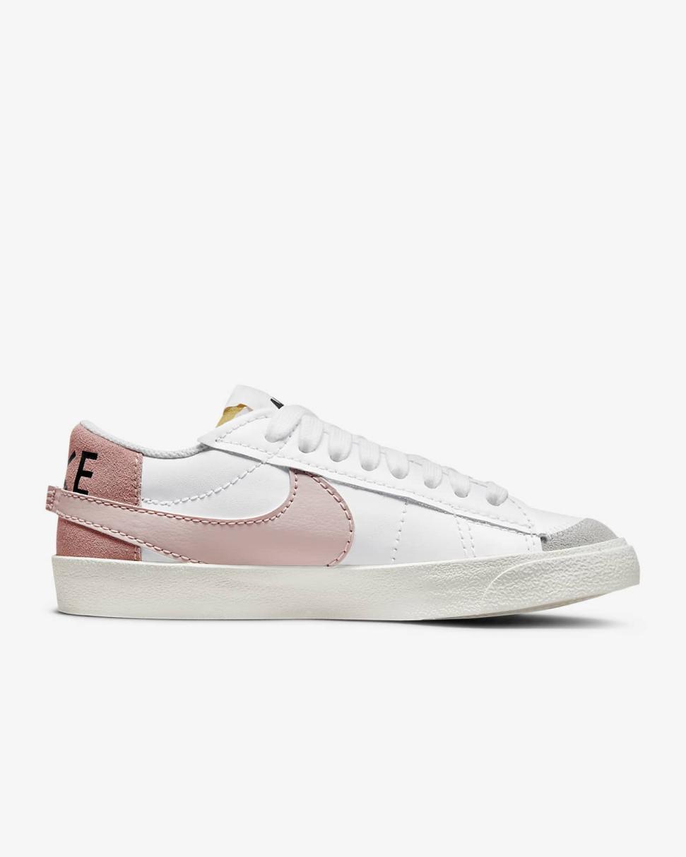 Nike Blazer Low '77 Jumbo White/Rose Whisper/White/Pink Oxford | Womens Nike Lifestyle