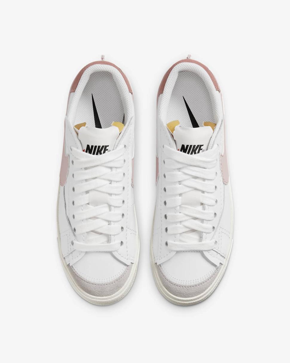 Nike Blazer Low '77 Jumbo White/Rose Whisper/White/Pink Oxford | Womens Nike Lifestyle