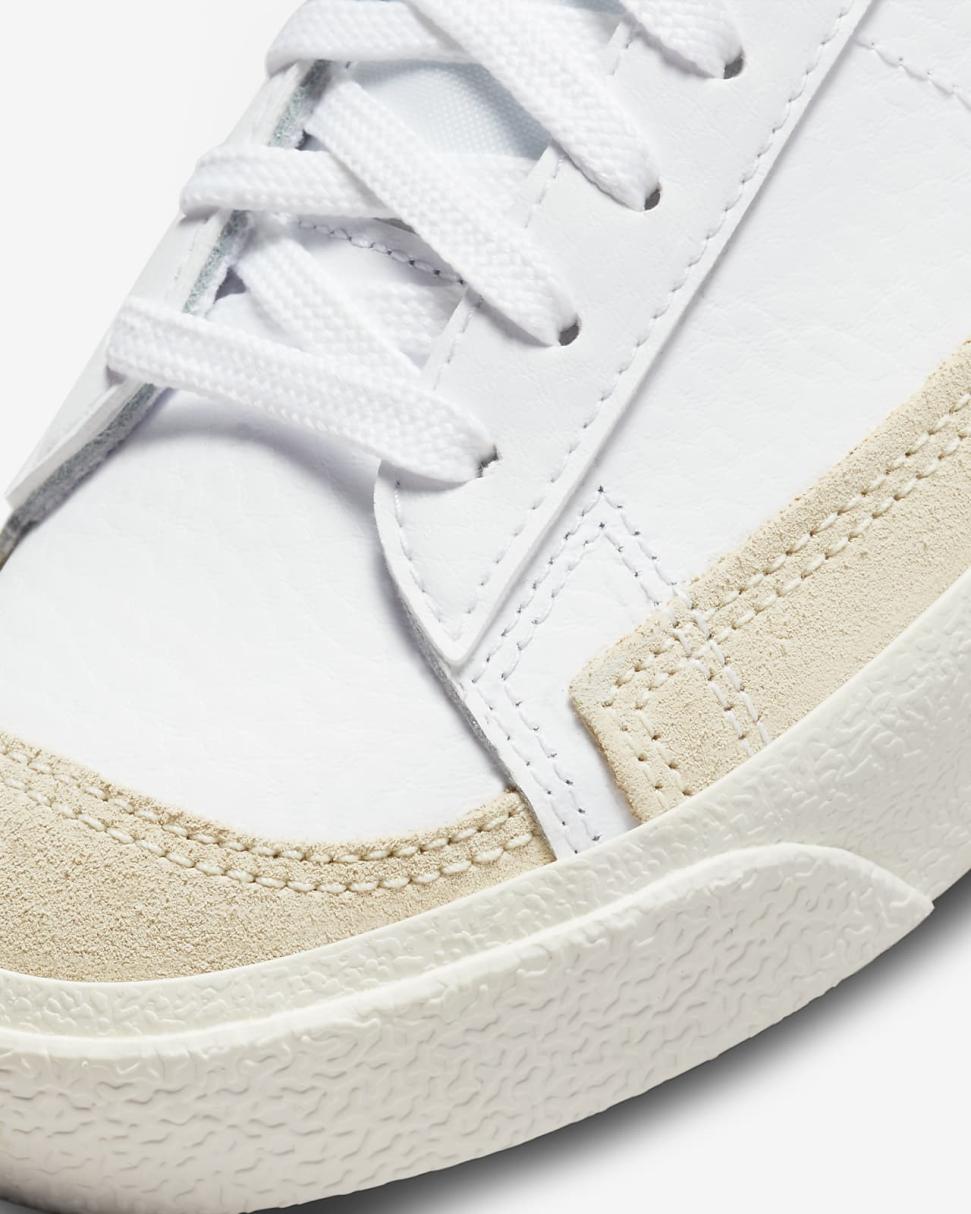 Nike Blazer Low '77 White/Sail/Laser Orange/Topaz Gold | Kids Nike First Day Kicks