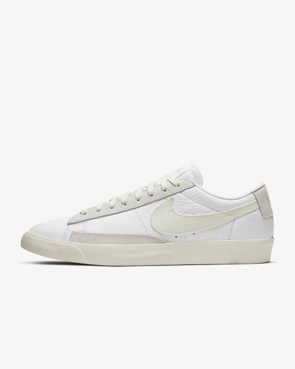 Nike Blazer Low Leather White/Platinum Tint/Sail | Mens Nike Lifestyle